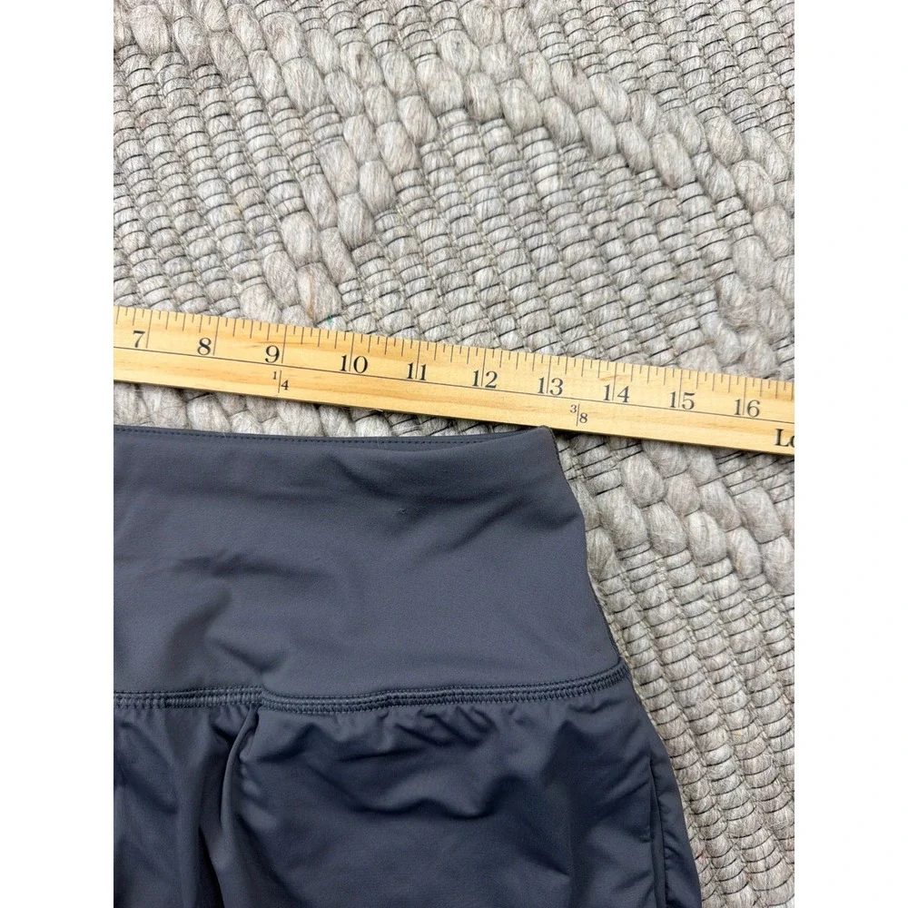 Spyder 2-in-1 Running Shorts Women Medium Gray Activewear Athletic Gym Shorts